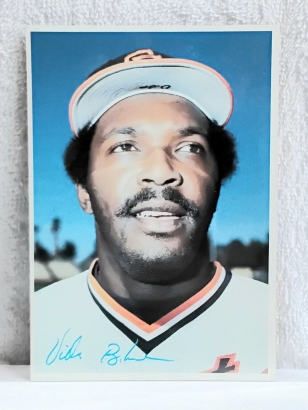 3/$25 VG/E 1980 Topps 5" x 7" Vida Blue Jumbo MLB Signature Card 59!!